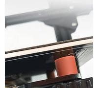 Silicone Hot Bed Leveling for 3D Printers - 16-Piece Set (8 Black + 8 Orange), 18 mm Height × 16 mm Diameter, Non-Slip Shock Absorbers