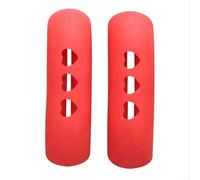 Silicone Hot Handle Holder 6-Pack Heat Resistant 250C(Red)