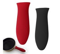 Silicone Hot Handle Holder, Pan Sleeves Heat Protector for Cast Iron Skillets - 2 Pack