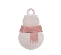 Silicone Hot Water Bottle for Cold Weather Snowman Shape Warm Bag for Indoor Outdoor Easy to Fill Antileak Design Snowman-Shaped Hot Bottle