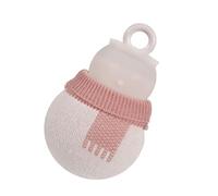 Silicone Hot Water Bottle for Cold Weather Snowman Shape Warm Bag for Indoor Outdoor Easy to Fill Antileak Design Home Travel Hot Bag