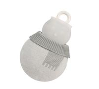 Silicone Hot Water Bottle for Cold Weather Snowman Shape Warm Bag for Indoor Outdoor Easy to Fill Antileak Design Snowman-Shaped Hot Bottle