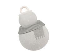 Silicone Hot Water Bottle for Cold Weather Snowman Shape Warm Bag for Indoor Outdoor Easy to Fill Antileak Design Home Travel Hot Bag