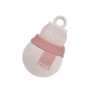 Silicone Hot Water Bottle for Cold Weather Snowman Shape Warm Bag for Indoor Outdoor Easy to Fill Antileak Design Snowman-Shaped Hot Bottle