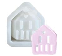 Silicone House Molds - Chocolate Molds | House Shape Candle Mold | Small Silicone Molds | PSilicone Molds for Crafts | Vice Reusable Non-Stick Soap Molds, Resin Molds for Soap