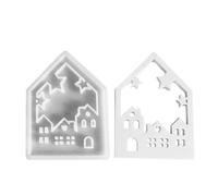 Silicone House Mould, House Shaped Resin Moulds, House Concrete Moulds, Casting Moulds, Table Decoration, Plaster Moulds, Craft Moulds for Making Home Decorations