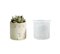 Silicone House Perfect for Crafting Resin Keychains and Decorative Cement Flower Pots Tradition Concrete