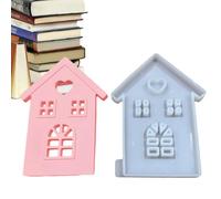 Silicone House Shape, Theatre Stand Resin Shape | Silicone Grumbling Formrm | Dear Heart of San Teaicht Candle Holder Silicone Epoxy Resin Cast Shape