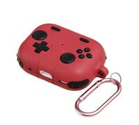 Silicone Housing for AirPods Pro 3 With Optimized Weight Distribution, Edge Coverage, and Functional Cutout Integrity (Red)