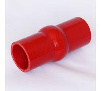Silicone Hump Bellows Hose - Reinforced Inlet Hose Connector ID: 57mm - Red