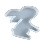 Silicone Hydroponic Vase Rabbits Mold for Easter Holiday Craft Project Making Accessories Molds for Home Office Garden Decoration