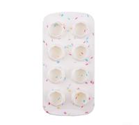 Silicone Ice Ball Maker 4 Cavity Round Tray for Whiskey Cocktails - Slow Melting Spheres BPA Free for Freezer Party Drinks 21.5x10.5cm(A)