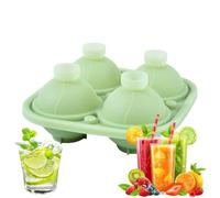 Silicone Ice Ball Mould, Non Stick Reusable Easy Clean Silicone Tray Reusable Kitchen Accessory for Beverage Prep Meal Home Beach Holiday Restaurant C