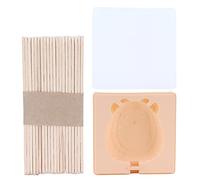 Silicone Ice Cream | DIY Ice Bar Maker with Sticks | Cartoon Animal Design for Youngsters/Parties/Wholesome Snacks | Non - BPA Food Grade Material (Sheep)