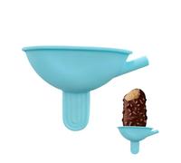 Silicone Ice Cream Holder - Drip Proof with Reusable Silicone Straw, Drip Catcher for Ice Cream - School, Travel, Beach, Holiday, Outdoor Picnic, Boys and Girls