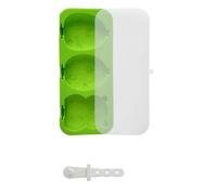 Silicone Ice Cream Molds Set with Detachable Stick Creative 3 Compartments Popsicles Maker Tray Ice Cream Making Tool