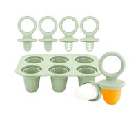Silicone Ice Creams Molds for Babies Teething Relief with 6 Cubes Tray Soothing Gums and Safe Chewing Food Grade Materials Easy Cleaning Silicone Cubes Tray Teething