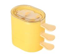 Silicone Ice Cube Moulds Silicone Small Popsicles Cute Animal Homemade Ice Set (Yellow, 9cmx8 5cmx6cm)
