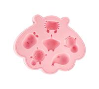 Silicone Ice Cube Tray Mold - Non Stick Food Grade Freezer Set, Easy Release with 6 Cavities Design, Drink Making Accessory with Flexible Build, Kitchen Tool with Multi Beverage Use, Ice Mold