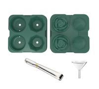 Silicone Ice Cube Tray Rose Ice Cubes For Whiskey Wine Bar Party Diamond