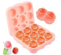 Silicone Ice Cube Trays, 3D Cat Silicone Ice Cube Moulds, 4 Large Ice Cube Tray with Lid, Easy-Release Ice Cube Moulds for Parties, Drinks, Whiskey, Cocktails
