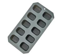 Silicone Ice Cube Trays Fast Freezing with Non Spill Design Easy Release Ice Molds for Home Kitchen Cocktails Beverages and Chocolate Food Grade Durable Freezer Tray (Black)