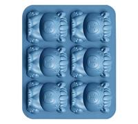 Silicone Ice Cube Trays for Freezer, Food-Safe Capybara Mould, Easy Demould, 6-Way Cute Ice Cube Tray for Drinks, for Whisky, Cocktails, Cold Drinks at Family Celebrations, Coffee