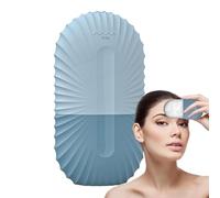 Silicone Ice Face Roller Reusable Ice Facial Mold Cooling Refreshing Facial Rollers for Puffiness, Eyes and Neck Naturally Conditioning, Brighten Skin 6.2x4.4x11.4cm