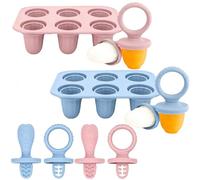 Silicone Ice Lolly Mould for Baby 12x17ML Ice Pop Moulds with Sticks