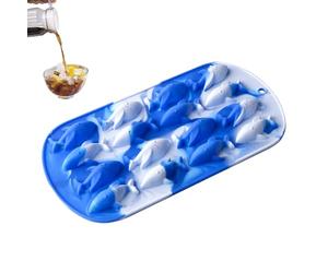 Silicone Ice Molds, 3D Shark Ice Maker Tray, Reusable Easy Release Silicone Mould for Kitchen Fridge Drinks Cocktails Camping It is a reliable addition to