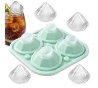 Silicone Ice Molds - Easy Release Non Stick, Whiskey Freeze Tray, Round Ball Shape, Dishwasher Safe Rubber, Funnel Fill Hole, Compact Storage | Size for Cocktails Sodas Juices Yogurt Lemonade Kitchen