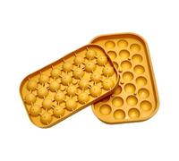 Silicone Ice Sphere - Food Grade Material, Easy Release, Round Sphere Form, Reusable Mold Structure | 26 Grid Tray for Whiskey Bourbon Cocktail Juice Coffee Drink Chilling Beverage Preparation