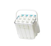 Silicone Ice Stick Set with Lid Easy Release for Homemade Popsicles and Cocktails Freezers Popsicles Mold