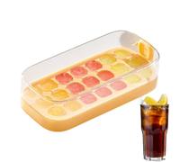 Silicone Ice Tray - 22.9x10.7x6.7cm 21 Grid Freezer Mold with Lid, Flexible Food Container | Whiskey Coffee Cocktail Drink Preparation Solution with Large Capacity Durable Pet Pp Material for Home Kit