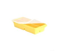 Silicone Ice Tray 4-Compartment Easy Release Silicone Ice Tray(4) | food silicone, -40C to 230C safe, leak-proof lid, easy -out design, dishwasher safe base