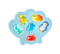 Silicone Ice Tray - 6 Cavities Easy Release and Reusable, Ice Tray for Making Ice in Freezer | for Cocktail Wine Drink Milk Home Kitchen Restaurant Summer Birthday