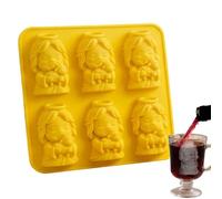 Silicone Ice Tray - 6 Compartments Religious Non-Stick, Silicone Ice Shapes with Jesus and Lamb, for Home Bar, Family, Beginners, Summer Party, Whiskey, Bourbon, Cocktail