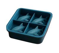 Silicone Ice Tray - Shark Shaped Freezer - Easy Release Ice Trays, Suitable for Home and Kitchen, Parties, Family Meetings, Celebrations, Restaurant, Picnic and Camp