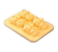 Silicone Ice Tray - Silicone Ice Trays for Freezer | Ice Mold in | Lion Ice Trays 3D Moulds in | Cube to 4-GRID Release Easy Releas