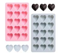 Silicone Ice Trays - 2 Pieces Freezer Making Container, Easy Release Molds for Restaurant Hotel Picnic Camping Home Family Gathering Birthday Party Wedding Durable Non Stick Flexible Mold