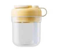 Silicone Icecube Cup - Ice Maker with Straw and Silicone Ice Cube Mold, Portable Icecube Trays to Release Ice Tray, for Home IceMaking Outdoor Picnics Use for Cocktail (Yellow)