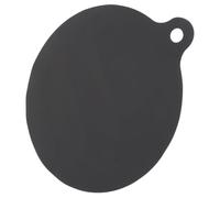 Silicone Induction Cooktop Protective Mat, Round Heat Shield, Non-Slip | Fibreglass Construction, Black Finish, Hanging Hole, Guards Countertops and Tables, Suits Cookware, Kitchen Use