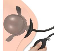 Silicone Inflatable Anal Plug Inflatable Anal Butt Plug Big Penis Dildo Cock Pump Expandable Anal Butt Plug Sex Toy Adult Men Women