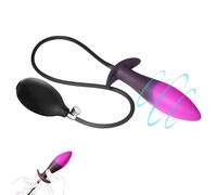 Silicone Inflatable Butt Plug - Adjustable Diameter to Progress at Your pace - Adaptable for Them and Them, Ideal for Both Starting and intensifying