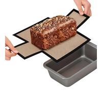 Silicone inserts for bread loaf baking moulds, non-slip non-stick baking mat, silicone mat for bread baking mould, for biscuits, pastries, baked goods, cakes, pizzas