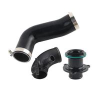 Silicone Intake Hose Pipe Turbo Inlet Elbow Muffler Delete For VW For Golf MK7 GTI R Ea888 3gen Engine IENQBVL(Black)