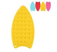 Silicone Ironing Mat, Multipurpose Silicone Iron Rest Pad for Ironing Board, Hot Safety Ironing Rest Pad - Anti-Slip Heat Resistant (Yellow)