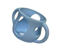 Silicone Jacket - 240ml Glass Flask Shield, Guard, Grip Handles, Drop Proof Cover for Nursing Trip Kitchen Travelcase Picnic Garden Shower Carry Bag Organizer Easy Clean CarePlusOK