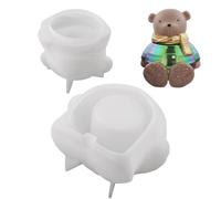 Silicone Jar Mould - Non-Stick Decorating Tool | Mould for Jewelry Container and Flower Pot, for Home School Projects Study Processing Concrete Plaster Beginners Pro