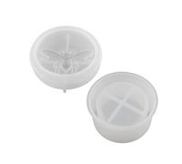 Silicone Jars with Lid | Silicone Resin Casting | Craft Round Casting Mould for Jewelry Storage, Earring Box, Necklace Container
